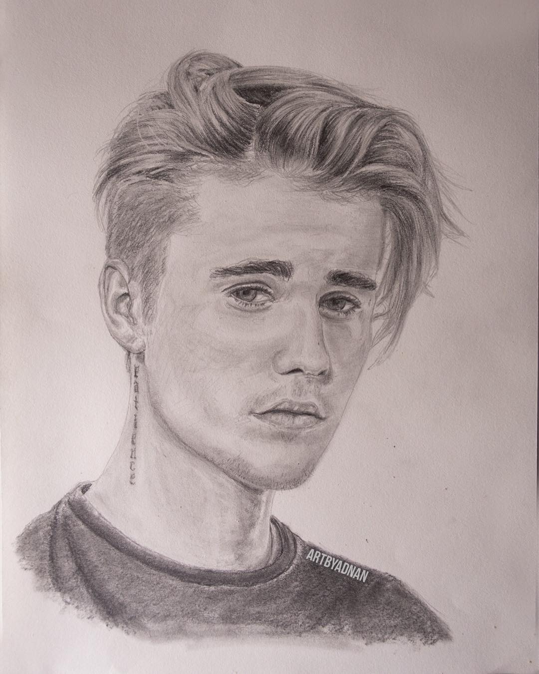 Singer: Justin Bieber | Drawing people, Portrait sketches, Portrait